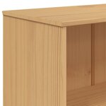 vidaXL Bibliothèque à 4 niveaux OLDEN blanc marron bois de pin massif