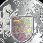 Pièce de monnaie en Argent 1000 Satoshi g 31.1 (1 oz) Millésime 2025 United Crypto States LIBERTAD