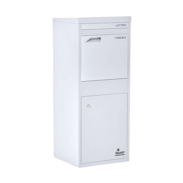 Boîte à colis Large Blanc 2 portes Acier galvanisé SMART PARCEL BOX®