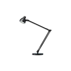Lampe à LED Valencia coloris noir, double bras aluminium et tête réglable - Amplitude m... HANSA