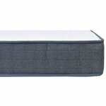 vidaXL Matelas de sommier à lattes 190x90x20 cm tissu
