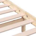 vidaXL Cadre de lit sans matelas bois massif 160x200 cm
