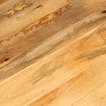 vidaXL Dessus de table Ø 60x3 8 cm rond bois de manguier massif