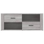 vidaXL Meuble TV Sonoma gris 100x35x40 cm Bois d'ingénierie