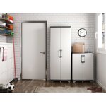 Keter Armoire de rangement polyvalente Gear Noir et gris 182 cm