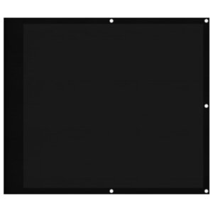 vidaXL Écran de balcon noir 90x800 cm 100  polyester oxford