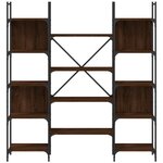 vidaXL Bibliothèque chêne marron 155 5x24x166 5 cm bois d'ingénierie