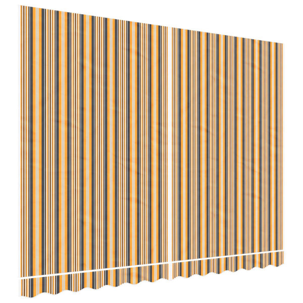 vidaXL Tissu de remplacement pour auvent rayures multicolores 3 5x2 5m