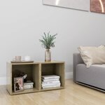 vidaXL Meubles TV 2 Pièces chêne sonoma 37x35x37 cm bois d’ingénierie