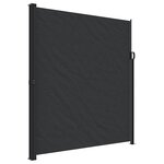 vidaXL Auvent latéral rétractable noir 220x300 cm