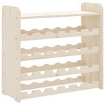 vidaXL Casier à vin et panneau supérieur 67 5x25x60 cm bois pin massif