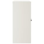 vidaXL Classeur blanc 90x40x90 cm acier
