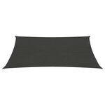 vidaXL Voile d'ombrage 160 g/m² Anthracite 2 5x3 m PEHD