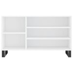 vidaXL Armoire à chaussures Blanc 102x36x60 cm Bois d'ingénierie