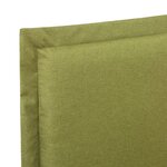 vidaXL Cadre de lit sans matelas vert tissu 140x200 cm