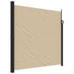 vidaXL Auvent latéral rétractable beige 200x500 cm