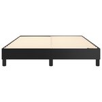 vidaXL Cadre de lit Noir 140x190 cm Similicuir