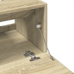 vidaXL Armoire d'évier chêne sonoma 40x37x59 cm bois d'ingénierie