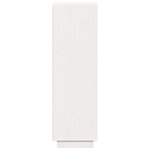 vidaXL Buffet haut Blanc 37x34x110 cm Bois massif de pin
