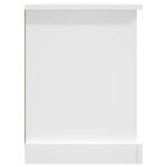 vidaXL Meuble TV blanc 99 5x35 5x48 cm bois d'ingénierie