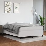 vidaXL Cadre de lit sans matelas blanc 140x200 cm similicuir