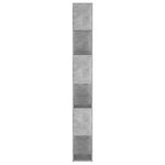 vidaXL Bibliothèque/Séparateur de pièce Gris béton 100x24x188 cm