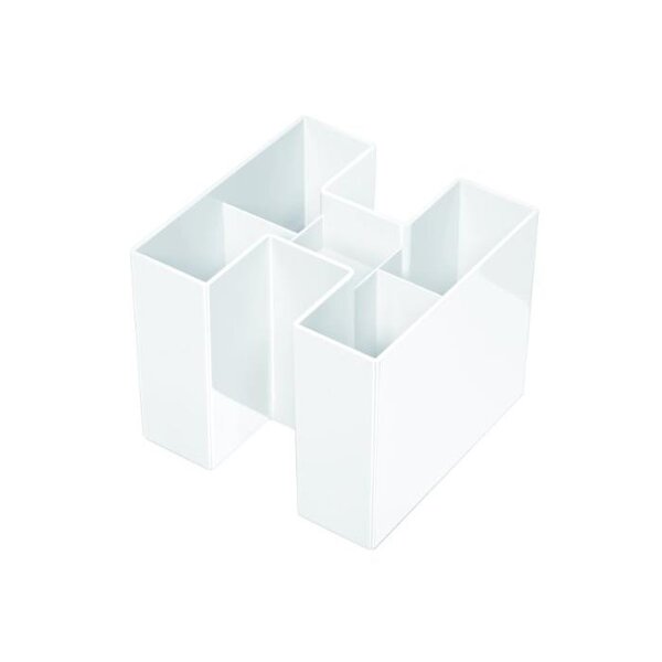 multipot à crayons BRAVO, 5 compartiments, blanc HAN