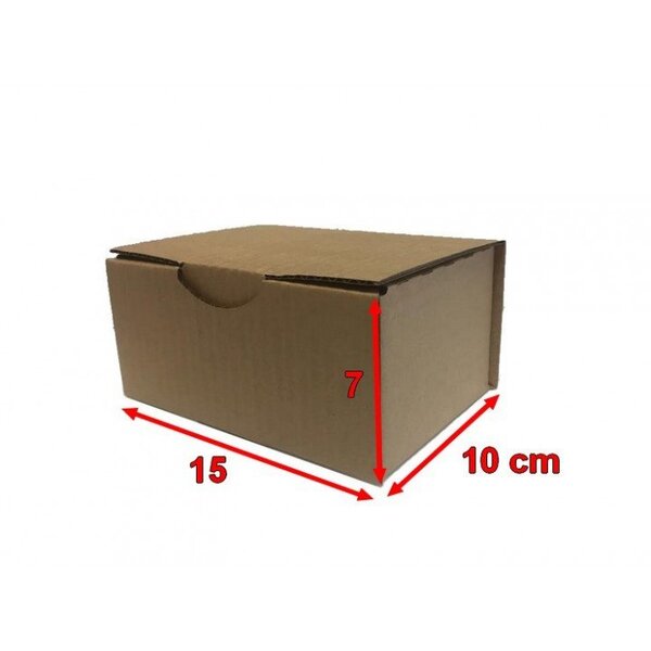 50 Boites postales cartons 15 x 10 x 7 cm (150x100x70mm)