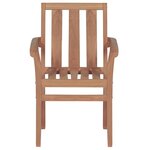 vidaXL Chaises de jardin lot de 2 et coussins bleu royal Bois de teck