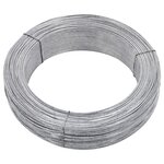 vidaXL Fil de liaison de clôture 250 m 1 4 mm Acier
