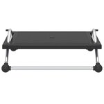 vidaXL Repose-pied Noir 45x40x13 5 cm