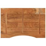 vidaXL Dessus de bureau 90x60x2 5cm rectangulaire bois massif d'acacia