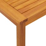 Table basse vidaXL 75x40x38 cm en bois massif d'acacia