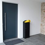 Profirst mail pm 1100 boîte à colis noire à serrure cylindrique