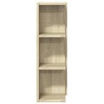 vidaXL Armoire à miroir de bain Chêne sonoma 80x20 5x64 cm Aggloméré
