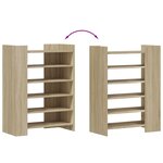 vidaXL Armoire à chaussures chêne sonoma 74 5x37 5x100 cm