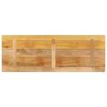 vidaXL Dessus de table rectangulaire bois massif de manguier brut