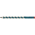 2 crayons graphite EASYgraph corps bleu ardoise HB droitier x 10 STABILO