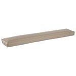 vidaXL Coussins de Palette pour Banc 2 Pièces Taupe 200x40x8 cm Tissu Oxford