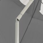 vidaXL Parasol de plage Anthracite 300 cm