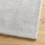 vidaXL Tapis HUARTE à poils courts doux et lavable gris 60x110 cm