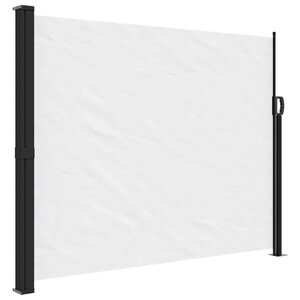 vidaXL Auvent latéral rétractable blanc 160x300 cm