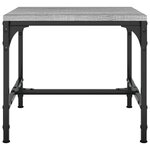 vidaXL Table d'appoint Sonoma gris 40x40x35 cm Bois d'ingénierie