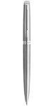 Waterman hemisphere essentiel stylo bille  acier mat  recharge bleue pointe moyenne  coffret cadeau