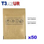 T3AZUR-  Enveloppes bulles  Nº11 - 110x160 mm - Lot de 50