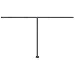 vidaXL Auvent automatique sur pied 450x300 cm Anthracite