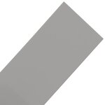 vidaXL Bordures de jardin 4 Pièces gris 10 m 15 cm polyéthylène