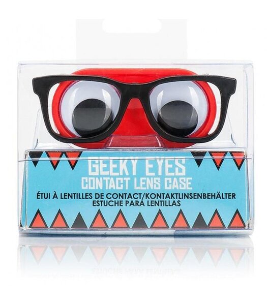 Etui à lentilles geek