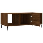 vidaXL Table basse chêne marron 102x50x40 cm bois d'ingénierie