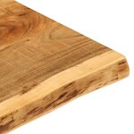 vidaXL Dessus de meuble-lavabo de salle de bain Acacia 114x52x4 cm